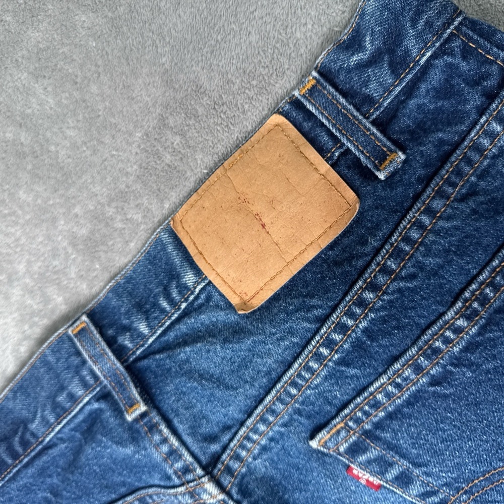Vintage Levis Jeans Men 36x34 Fits 35x33 Blue Denim 517 Bootcut Made in USA 90s - Picture 9 of 16